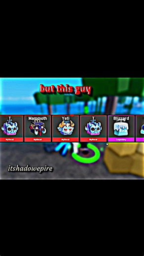 everyone trying to get fiend yeti while this guy is trying to get T-Rex skin #roblox #bloxfruits