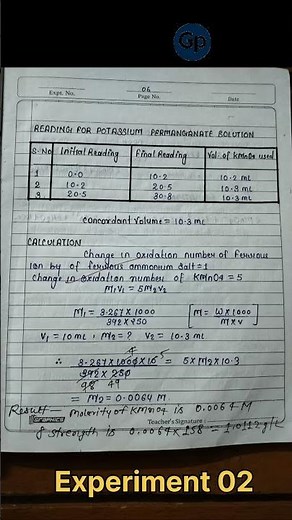 Experiment no 1st to 3rd # Titration Class 12th Chemistry # practical