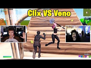 Clix VS Veno 1v1 Buildfights!