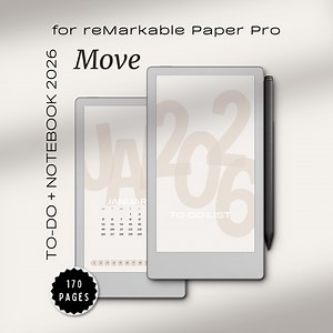 To-do List   Notebook for Remarkable Paper Pro Move | 2026 Bundle | Remarkable Notebook / Notes | Task List | Remarkable Template Notebook - Etsy Australia