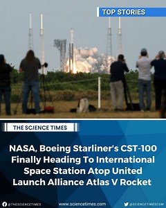 Boeing's new passenger spaceship, the CST-100 Starliner, safely flew to space this afternoon, nearly two and a half years after its maiden launch went wrong. Read more here: https://bit.ly/3sMCwm2 | Science Times