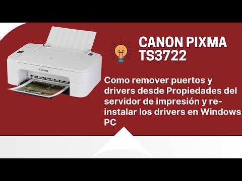 Como remover puertos y drivers desde Propiedades del servidor de impresión y re-instalar los drivers