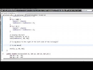 Processing Game Tutorial: Detecting if mouse is in a rectangle