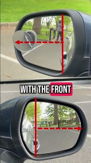 How to set your side mirrors correctly! #learnerdriver #driver #mirror #driving