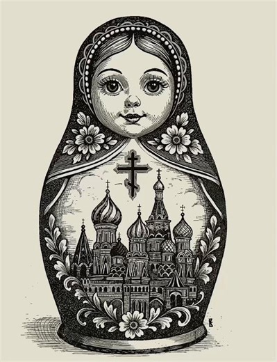 Drawing a Matryoshka - Russian Nesting Doll