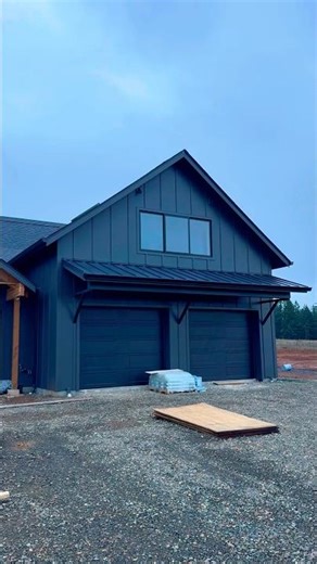 ICF House - garage doors