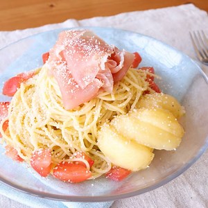 桃と生ハムの冷製カッペリーニ 作り方・レシピ | クラシル