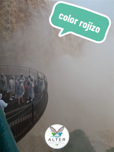 ¿Por qué el río Iguazú se ve rojizo? La razón de su color