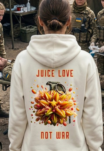Bold streetwear with a message 🌍 The Juice Love Not War hoodie by Rainbow Rebels blends rebellious fashion and positive energy into one iconic piece. Designed for Gen-Z and young creatives, this statement hoodie spreads peace, color and attitude while staying ultra comfortable for everyday wear. Perfect for TikTok outfits, aesthetic fits, back-to-school style and streetwear inspiration. If you love meaningful clothing, anti-war fashion and expressive graphic hoodies, this is your vibe. Wear you