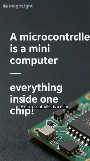 Microprocessor vs Microcontroller ⚡ Explained in 20 Sec
