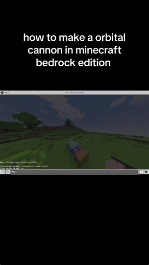 Create an Orbital Strike Cannon in Minecraft Bedrock Edition