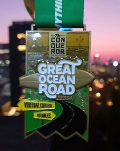 1.4K views · 476 reactions | Great Ocean Road Virtual Challenge™ - Did you really pass this up? Motivation Fun and ACHIEVEMENT That's what you get with this awesome 90 miles challenge. Don't wait for another day, start crushing your fitness goals today! | The Conqueror Challenges | Facebook