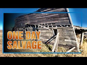 One Day Barn Deconstruction - (Barnwood Salvage)