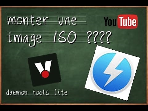COMMENT MONTER UNE IMAGE ISO ? (DAEMON tools lite ) (2017)