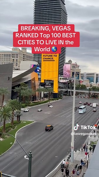BREAKING, VEGAS RANKED ONE OF THE BEST CITIES IN AMERICA 🌎🔥 Oxford Economics says Vegas climbed seven spots in its 2026 Global Cities Index. Another study ranked Vegas the 7th-best city in America, but Nevada ranked 45th out of 50 states for livability in a separate WalletHub study. So what do you guys think? Is Las Vegas a world-class city, or are we overlooking the problems locals face? 👇 VEGAS LOCALS — I WANT YOUR HONEST OPINION! #vegas #vegasstrip #lasvegas #vegaslife #vegaslocals