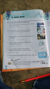 Exploring Science14．Doctor．DoctorWhen we fall sick，we often... | Filo