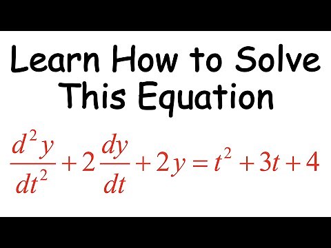 Forced Harmonic Motion (Damped Forced Harmonic Oscillator Differential Equation and Examples)