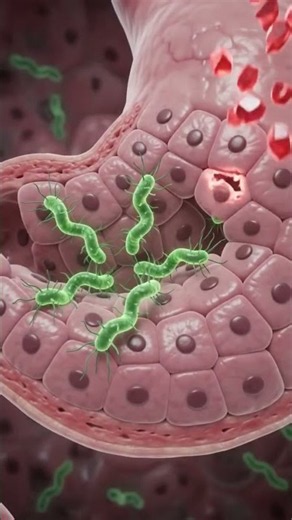 What actually causes peptic ulcers?... #Helicobacter pylori (H. pylori) #painkillers.
