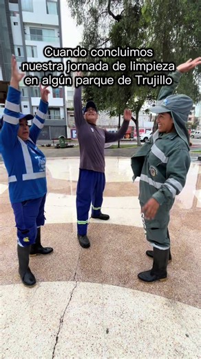 Siempre damos lo mejor de nosotros en cada jornada y sentimos una satisfacción al concluir. #JornadaLaboral #Limpieza #Trujillo #PausaActiva
