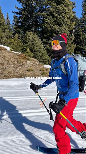 POV : jour de repos avec le padre 🎄#skiing #christmas #winter #ironman #ironmantraining #triathlon