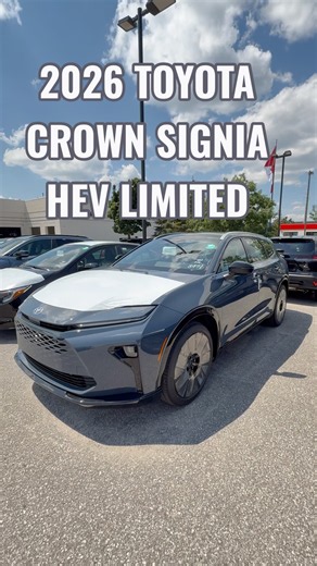 2026 TOYOTA CROWN SIGNIA HYBRID LIMITED | EXTERIOR DESIGN | STORM CLOUD