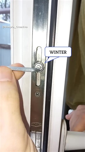 How to switch a plastic window to winter mode❄️ #shorts #tips #window #diy | Ankit Singh Rajput