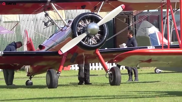 Tom Cruise flies a WWII biplane amid reports he's practising for dog fight scenes in Mission Impossible 8