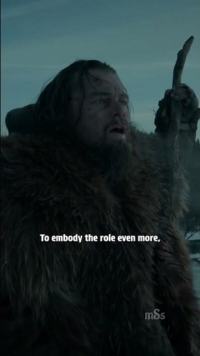 Leonardo DiCaprio Ate Raw Meat For This Movie!