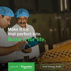912 reactions · 16 shares | #IndustriesOfTheFuture are working towards the perfect bite. It tastes even better when our EcoStruxure™ Solutions boost sustainability and productivity. Register today to #MakeItForLife with our Complimentary Energy Advisory & Consulting Services. | Schneider Electric | Facebook