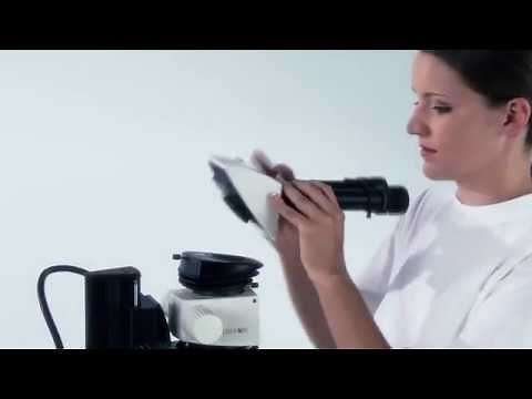 Microscope workplaces: how to reach the optimal working position