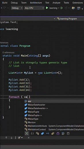 list in c# | #Mortaltech | #42