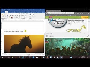 Comment disposer plusieurs fenêtres sur le bureau de son PC