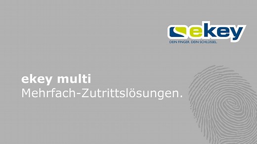 ekey multi Anwendungsvideo DE