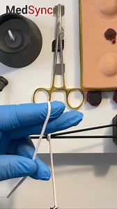 An essential skill for all surgeons, if you are a beginner - watch this #medstudent #MedicalEducation #suture #ukdoctors #surgeon #doctors | Suturing & Surgical Skills By MedSync