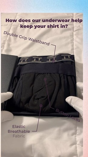 Three attributes that makes Tucked Trunks the best option to help you keep your shirt in. ✅ Double Grip Waistband ✅Button Lock ✅Elastic Motion Fabric Shop : TuckedTrunks.com | TuckedTrunks