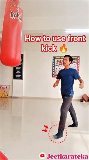 How to use front kick #shortvideo #training #martialarts #tutorial #shorts #india #indonesia #sports
