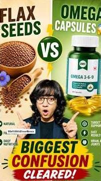 IMC Flax Seeds VS IMC Omega 3-6-9! Kaunsa Better Hai? Truth Revealed | Nutrition Tips | Afreen Memon