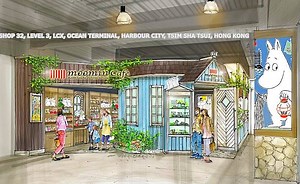 Moomin cafe in Hong Kong serving Moomin character food and drink