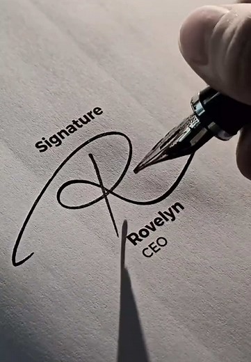 How to Draw a Signature Style for Letter R