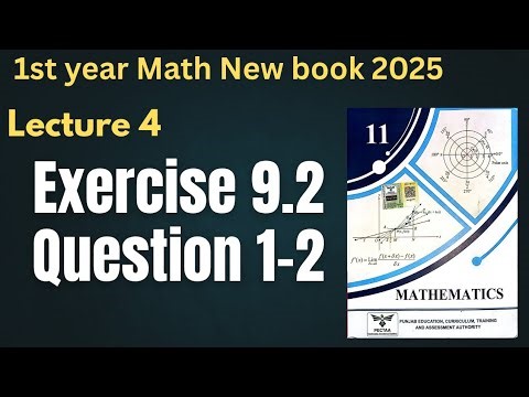 Class 11 | New Book 2025 | Unit 9 Division of Polynomials | Exercise 9.2 Examples + Q1 & Q2