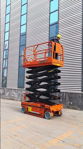 12m Self Propelled Scissor Lift Narrow Width Indoor Outdoor#scissorlift