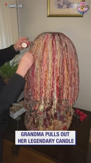 Grandma mastering the art of candle stacking | Bright Side