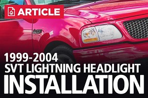 How To Install Ford Lightning Headlights (99-04) - LMR