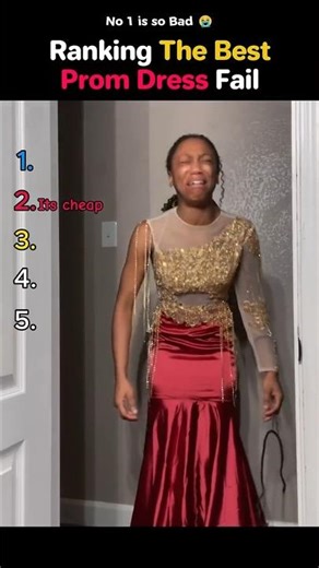 Ranking The BEST Prom Dress Fails