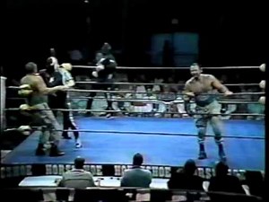IWA Championship Wrestling Bushwackers vs Thunderfoots