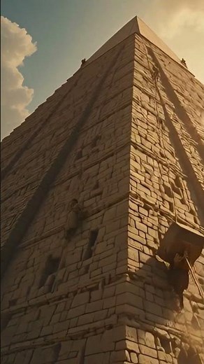 😳 How Did Workers Build the Pyramids? 🏺 #pyramidsofegypt #ancientsecrets #ancientegypt #egipt