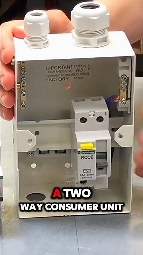 What Are “Ways” in a Consumer Unit?