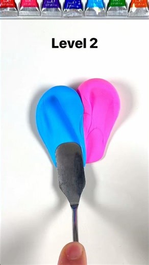 Guess the final color (increasing difficulty) #colormixing #guessthecolor #mixingthings