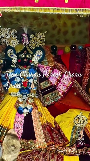 Sri Krishna Teri Charan Par Charu Dham🌹🙏🏻 # viral video