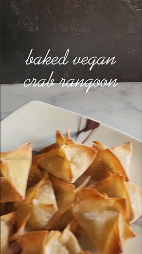 Baked Vegan Crab Rangoon in Just 30 Minutes